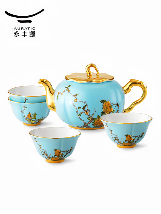 Kung Fu Tea Set 6 Pieces | West Lake Blue