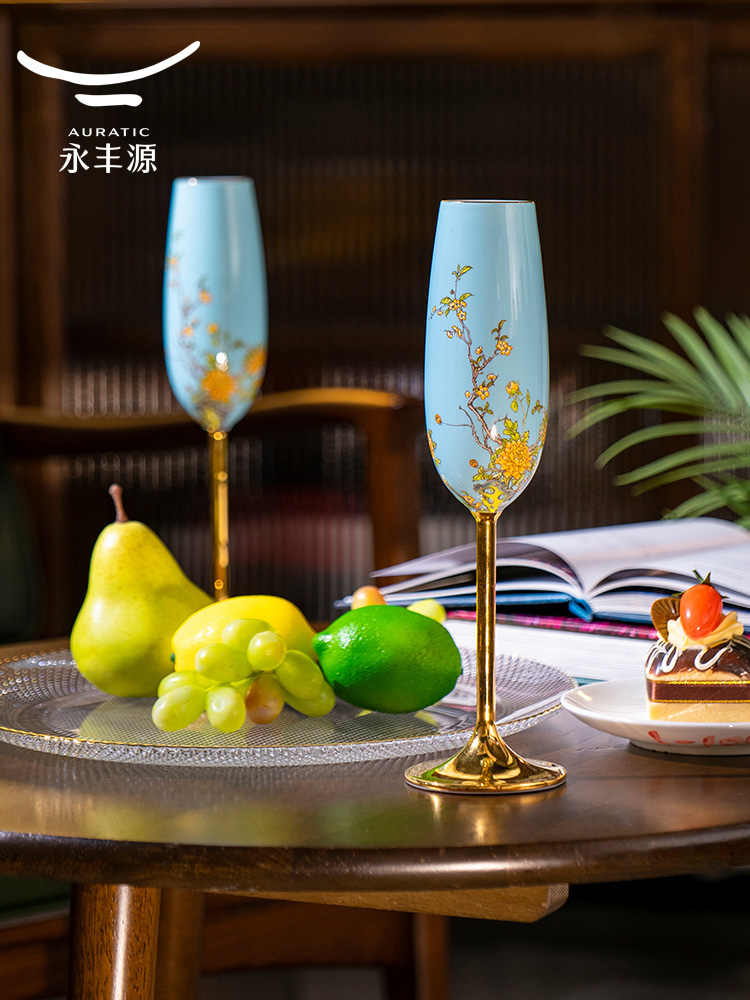 Champagne glass | West Lake Blue