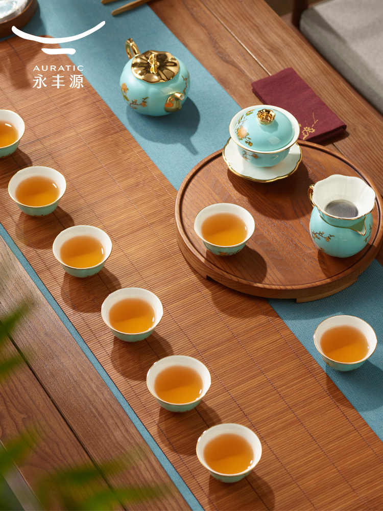 Tea set 15 pieces | West Lake Blue