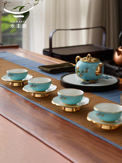 Tea set 12 pieces | West Lake Blue