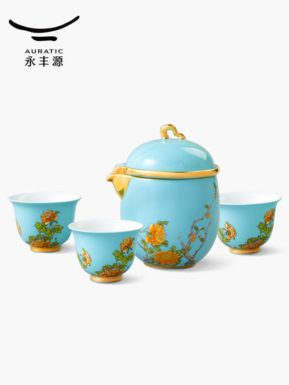 Tea set 6 pieces | West Lake Blue