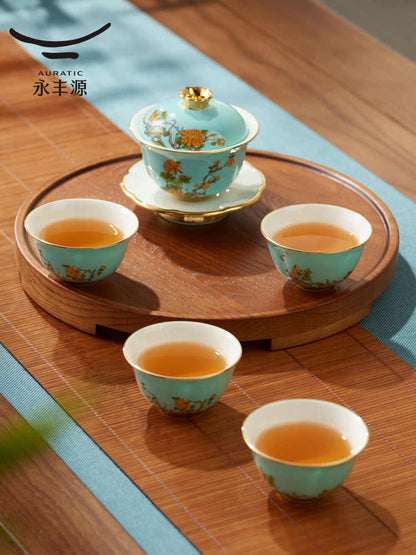 Kung Fu Tea Set 6 Pieces | West Lake Blue