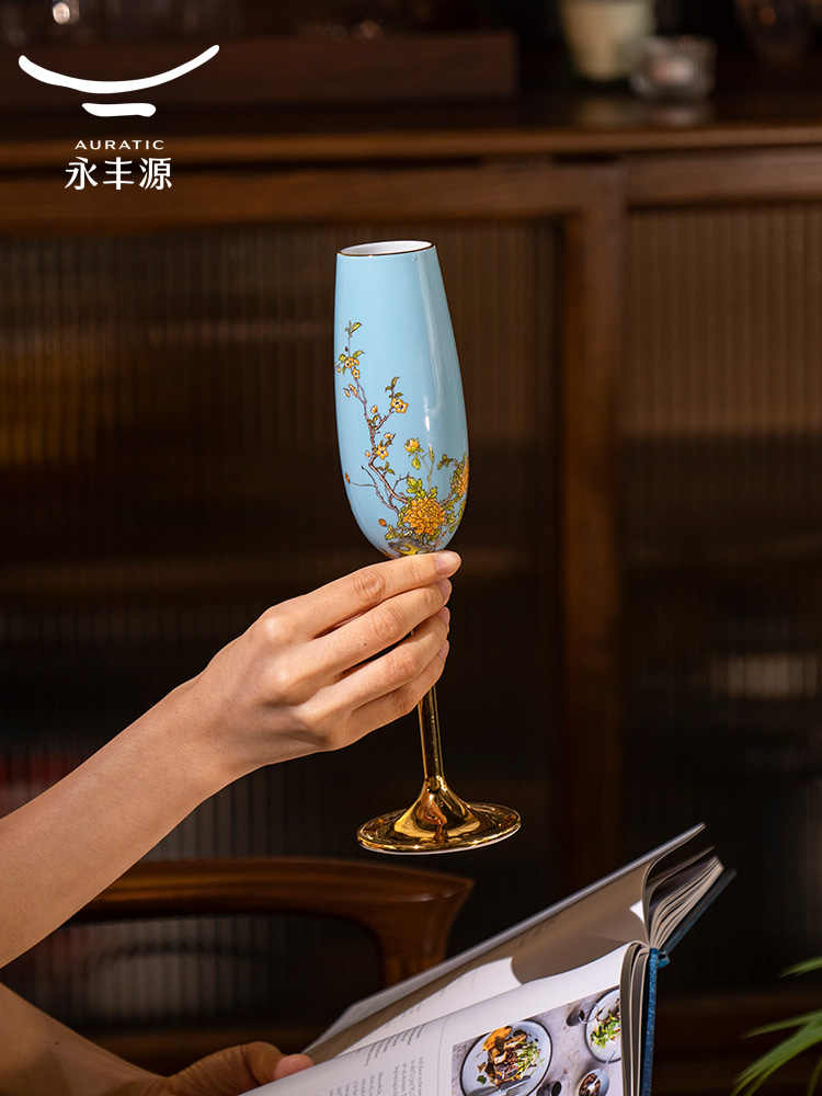 Champagne glass | West Lake Blue