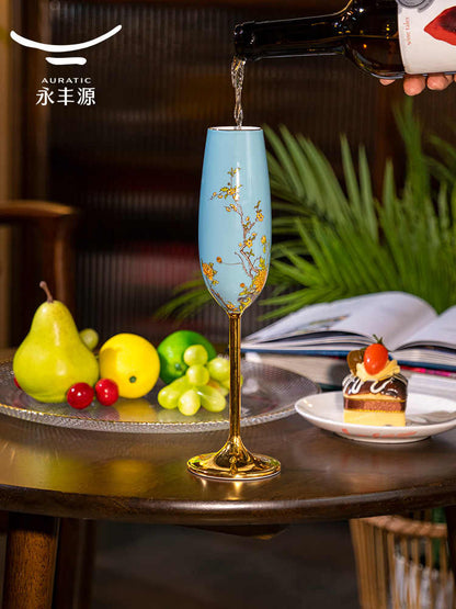 Champagne glass | West Lake Blue