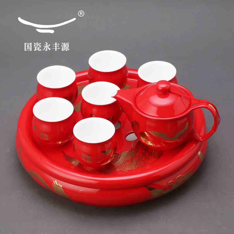 Puer tea set 8 pieces