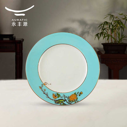 plate | West Lake Blue