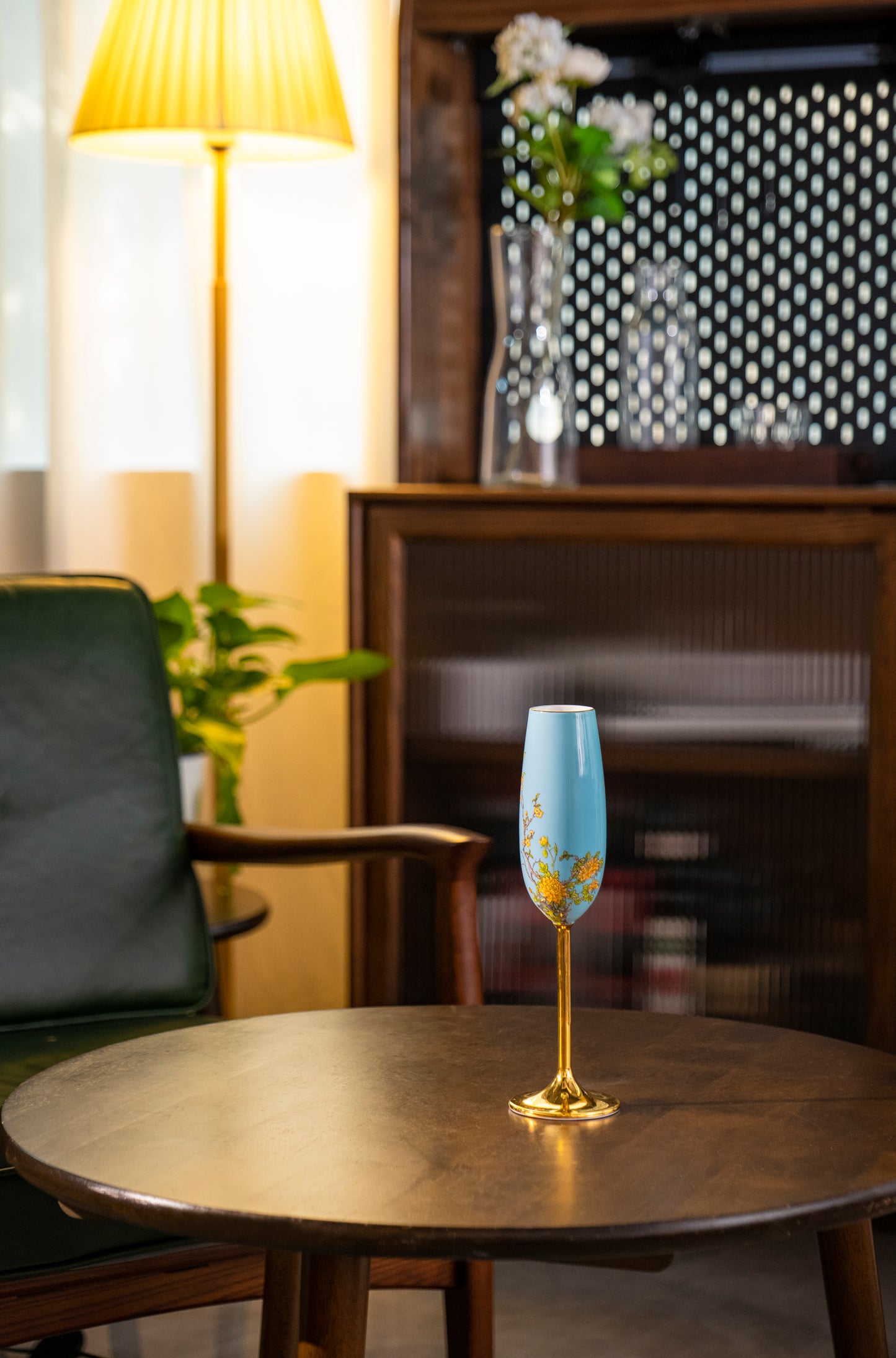 Champagne glass | West Lake Blue